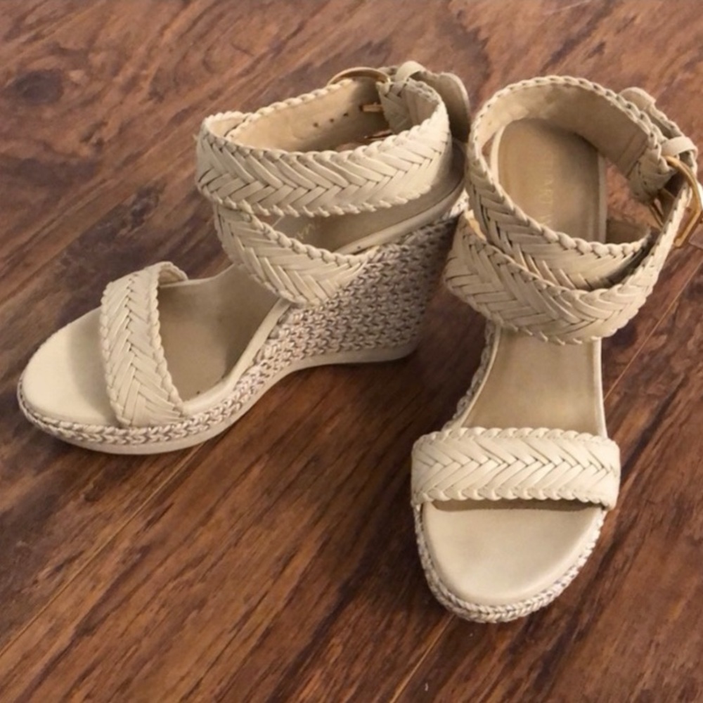 Stuart Weitzman Wedge Sandals